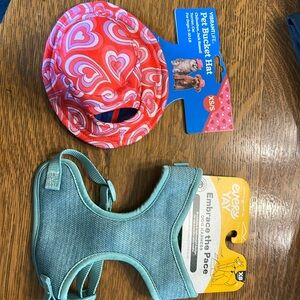 Extra small dog harness and bucket hat